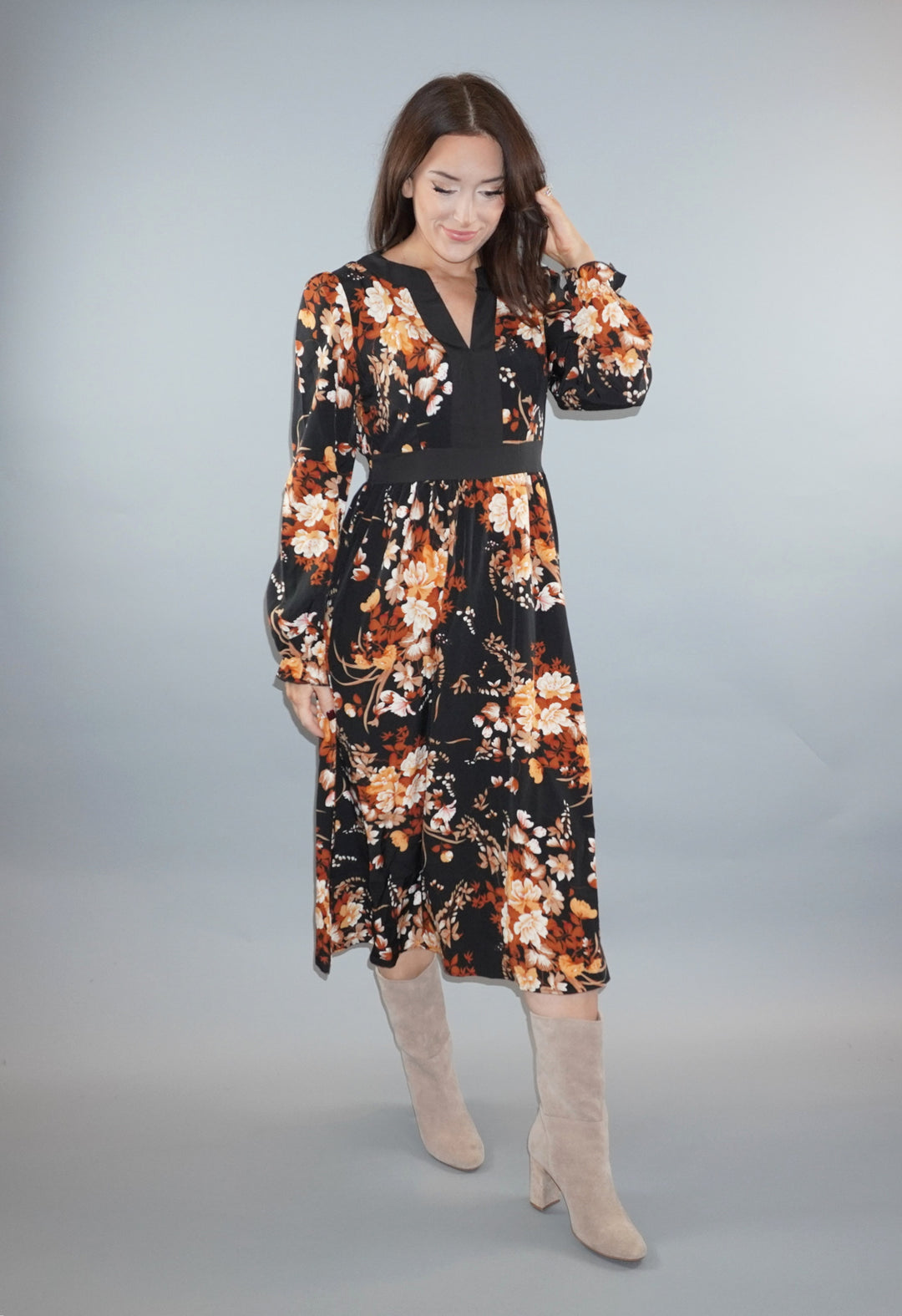 Printed Harvest Dress