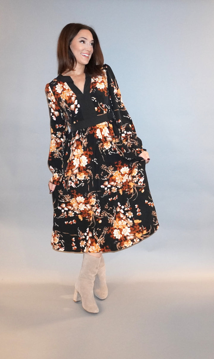 Printed Harvest Dress