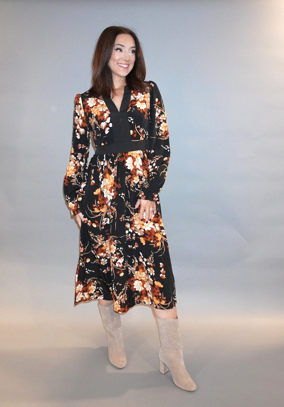 Printed Harvest Dress